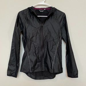 Athleta Black Stowe-Away Run Jacket